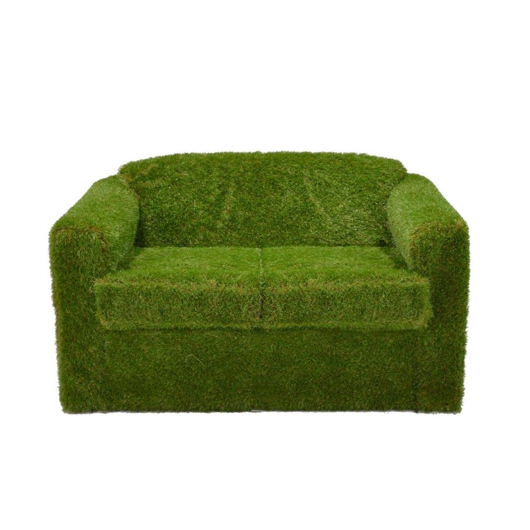 Grass Covered Couch