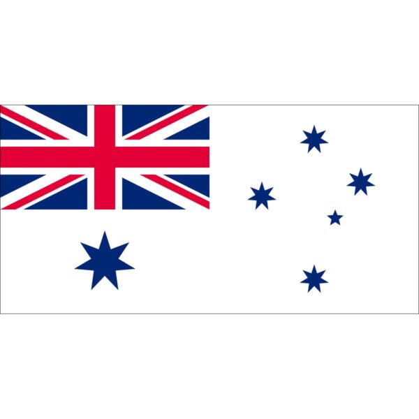 Flag White Australian Naval