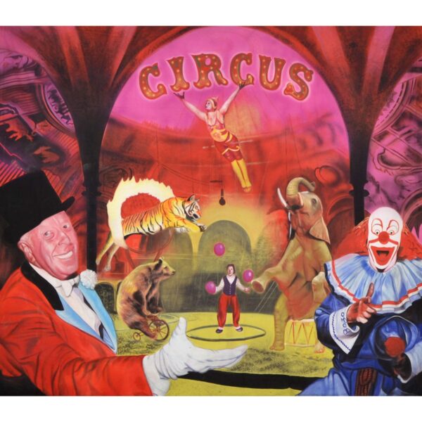 Circus Ringmaster Painted Backdrop BD-0051