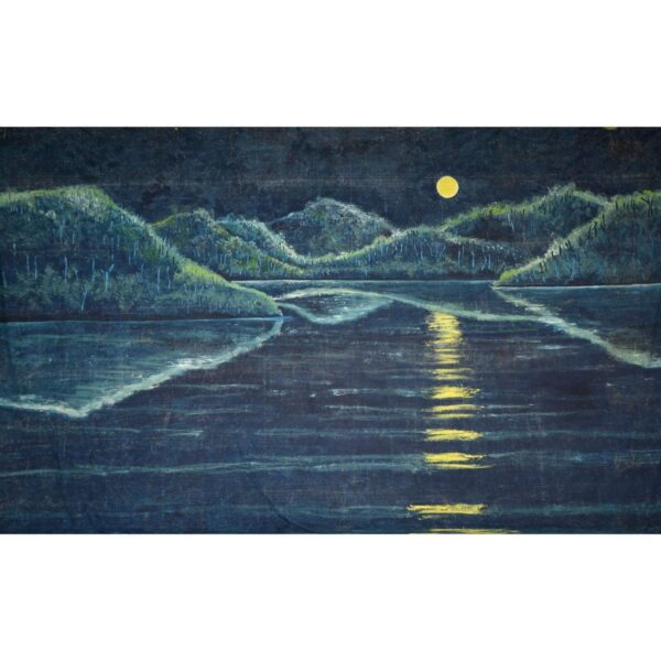 Moonlight on the Lake Painted Backdrop BD-0203