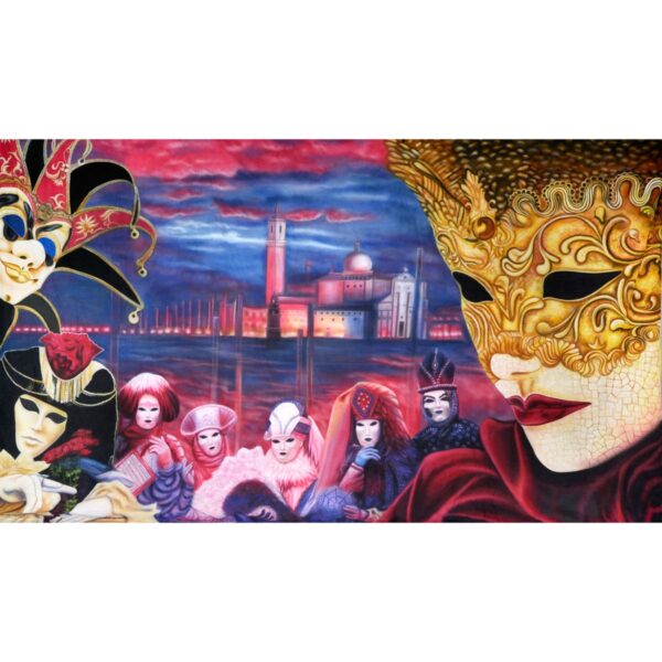 Masquerade Venice Painted Backdrop BD-0653