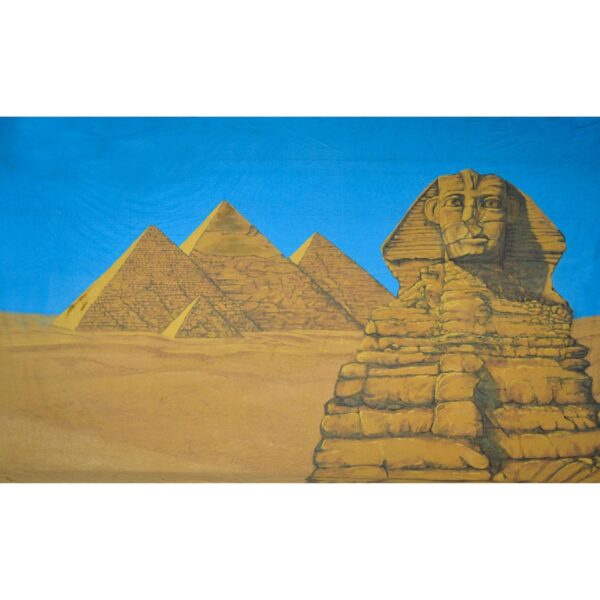 Egypt Sphinx of Giza with Pyramids Painted Backdrop BD-0950