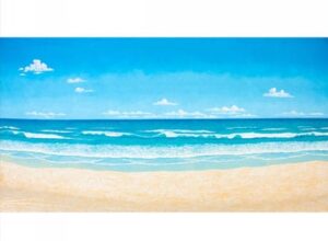 The Perfect Beach Painted Backdrop BD-0027