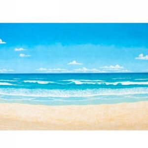 The Perfect Beach Painted Backdrop BD-0027