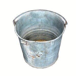 Rustic Metal Bucket-0