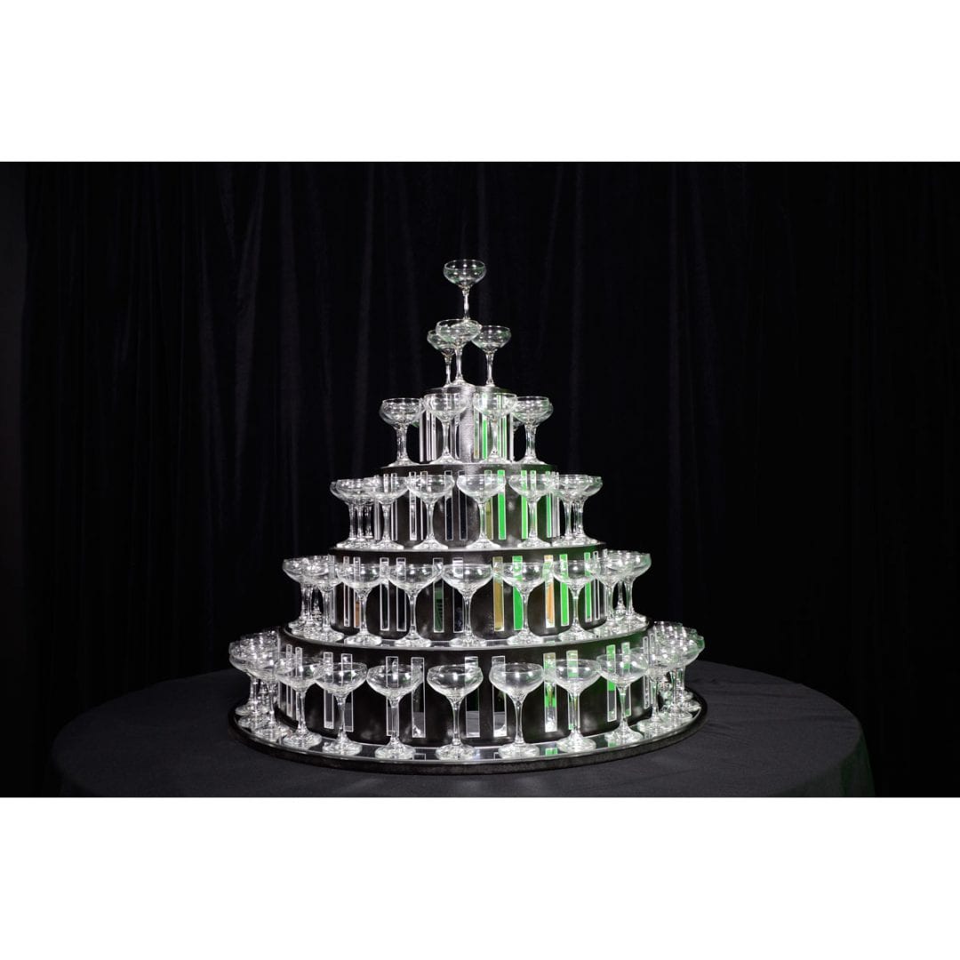 82 Glass Champagne Display Tower