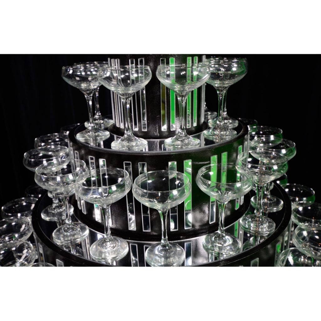 82 Glass Champagne Display Tower