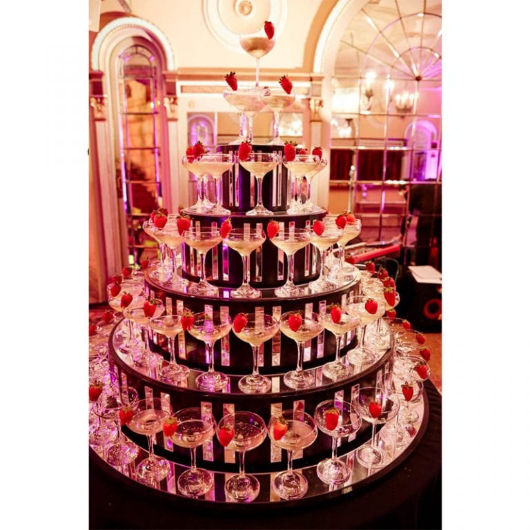 82 Glass Champagne Display Tower