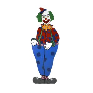 Cutout - Clown in Red Shirt with Polka Dot Pants