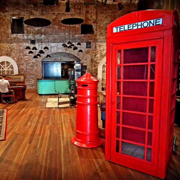 English Telephone Booth - Sydney Prop Specialists - Prop Hire and Event Theming