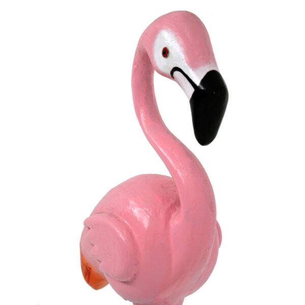 Flamingo on pole
