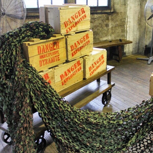 Lightweight Camouflage Net - Sydney Prop Specialists - Prop Hire and Event Theming