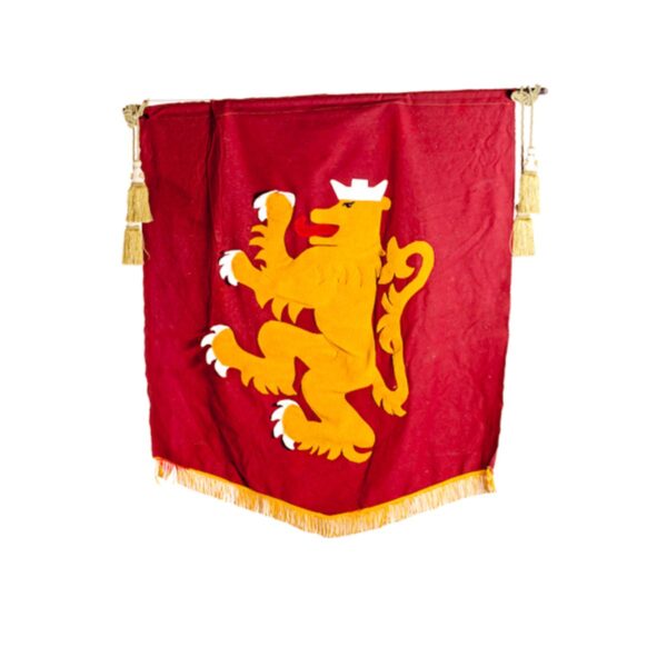 Medieval Rampant Lion Banner-0