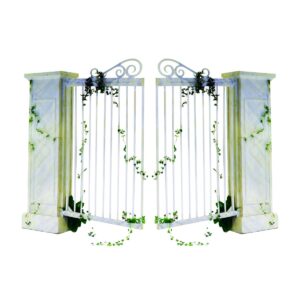 Pearly White Gates Set - Sydney Prop Specialists - Props Hire and Event Theming
