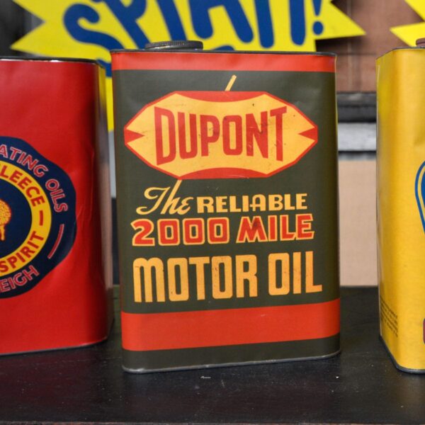 Vintage Motor Oil Cans
