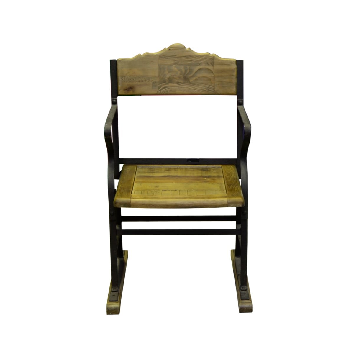 Vintage Wooden Cinema Chair