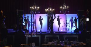 Gatsby Flapper Silhouette - Sydney Prop Specialists - Prop Hire and Event Theming