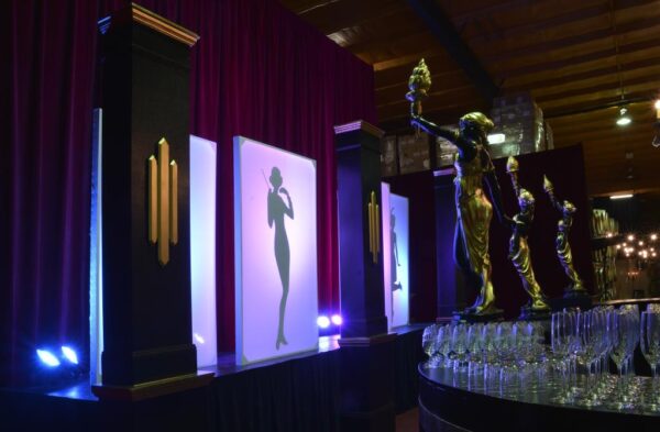 Gatsby Flapper Silhouette - Sydney Prop Specialists - Prop Hire and Event Theming