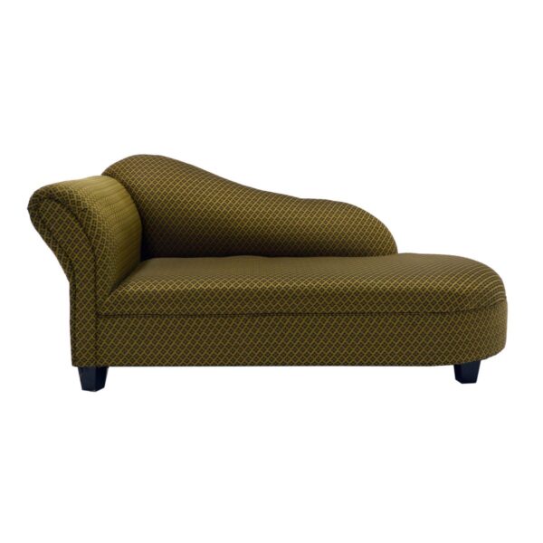 Gold Patterned Chaise Lounge-0