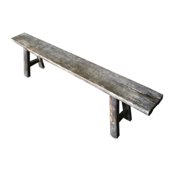Distressed Hardwood Bench Seat - Sydney Prop Specialists - Prop Hire and Event Theming