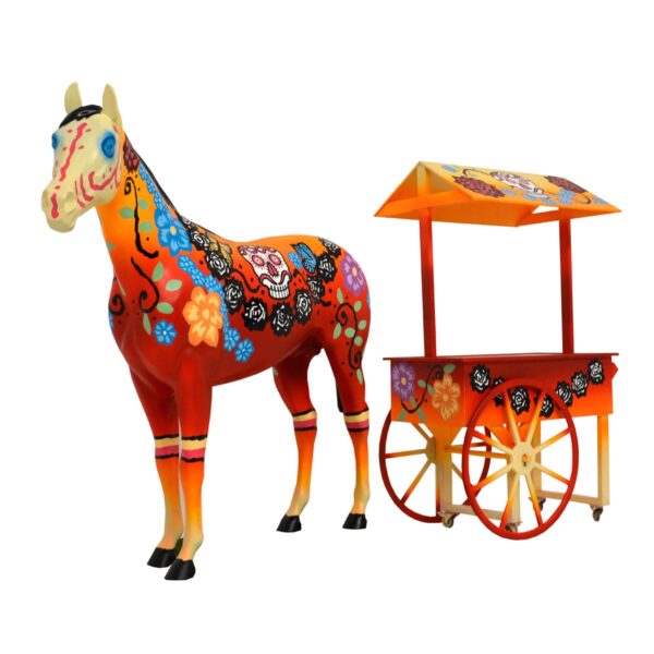 Mexican Horse with cart