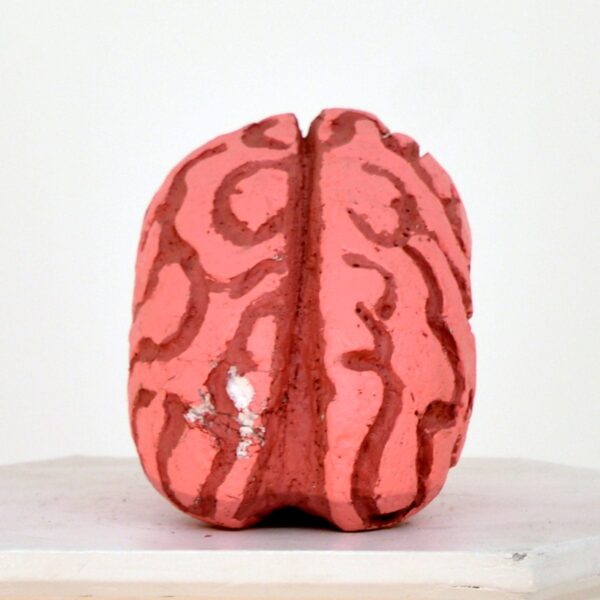 Horror large painted brain