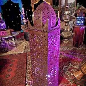 Arabian Style Wrought Iron Lamp
