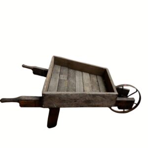 Rustic Wooden Wheelbarrow - Type B-0