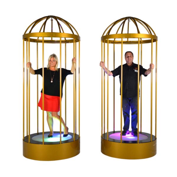 Steel Go Go Cage - Sydney Props Specialists - Prop Hire and Event Theming