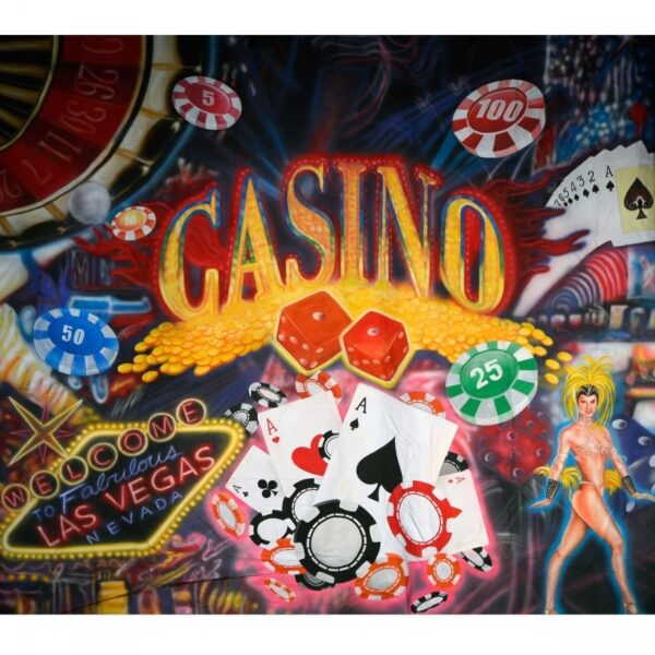 Casino Montage Backdrop BD–0724 Size: 4m x 3.5m