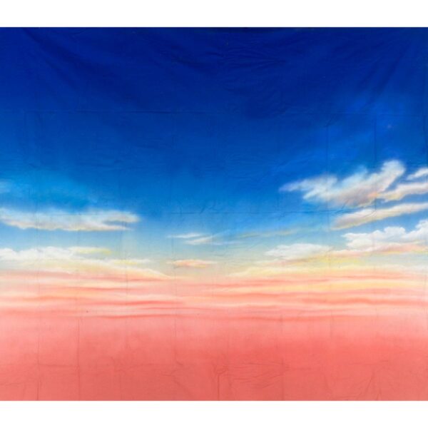 Pink and Blue Sky Painted Backdrop BD0008