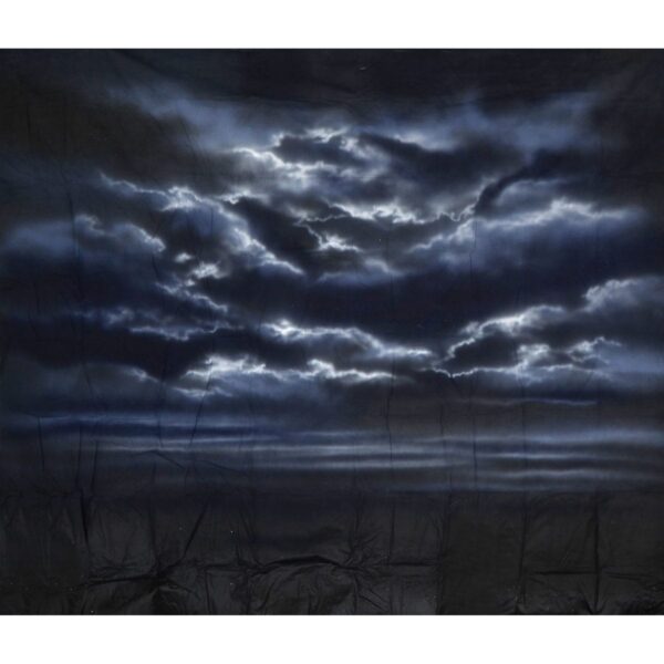 Storm Clouds at Night Painted Backdrop BD-0011