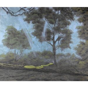 Forest Jungle Snake Painted Backdrop BD-0082