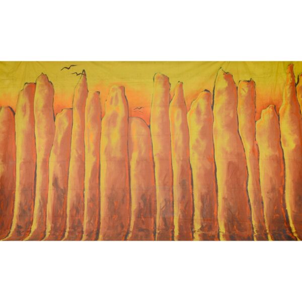 Lost City Mountains Painted Backdrop BD-0210