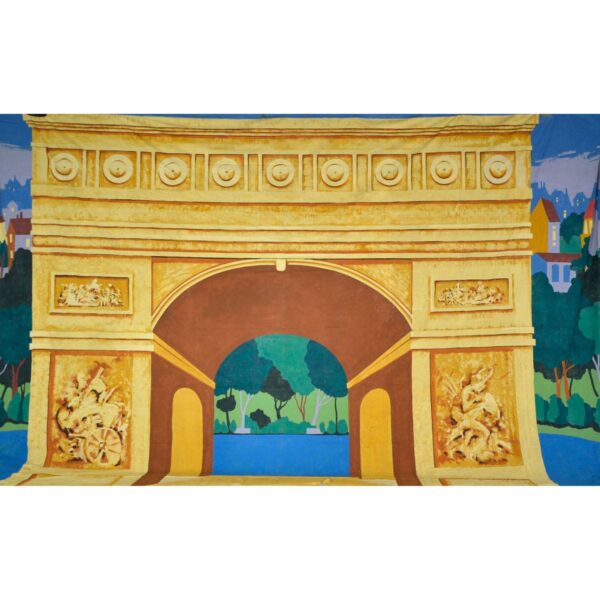 Arc de Triomphe Painted Backdrop BD-0185