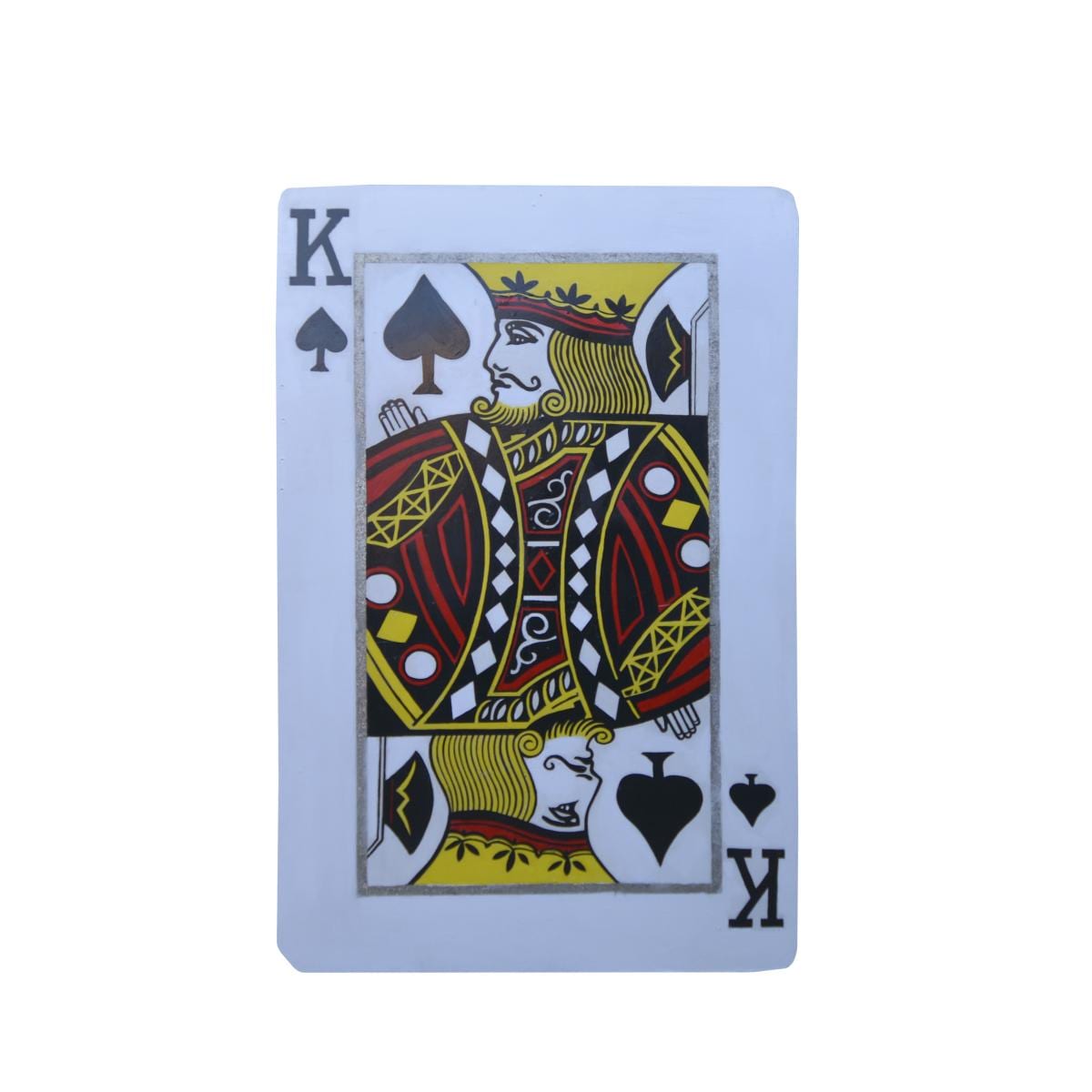 Cutout King of Spades Playing Card