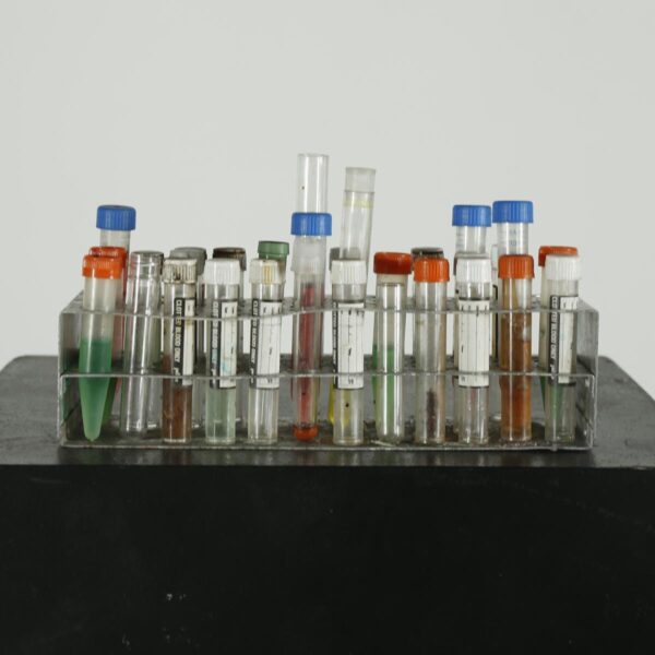 Medical - Assorted Test Tubes in Rack