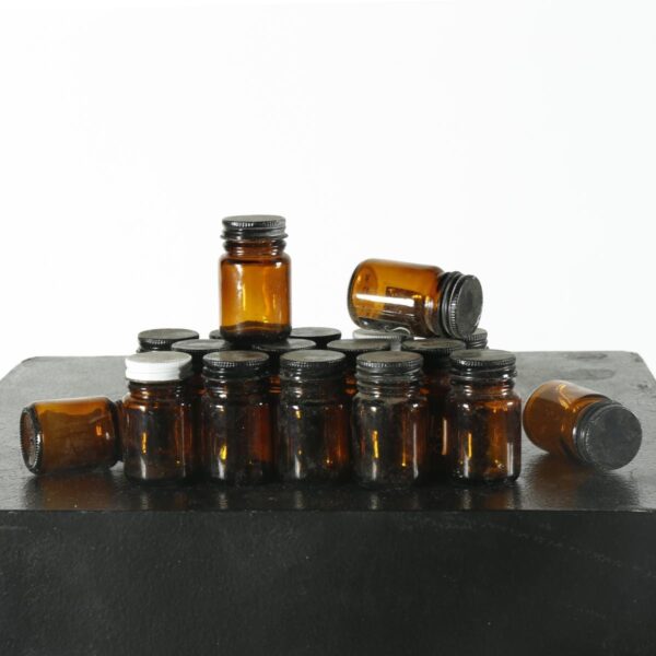 Medical - Brown Pill Jar, box of
