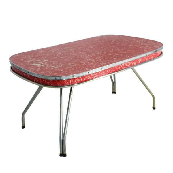 Table - 1950s Red Mottled