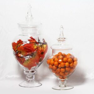 Lolly Jars, assorted sizes with fruit or foliage