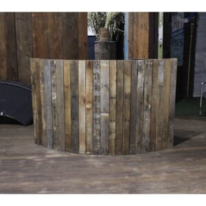 Wooden Curved Bar Section-0