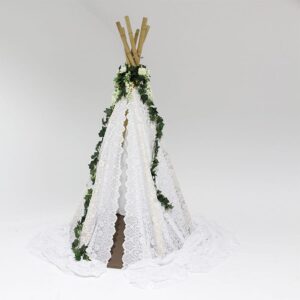 Teepee, White Lace-0