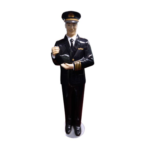 Aircraft Pilot Statue-0