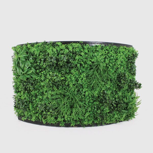 Foliage Covered Curved Bar Section-0