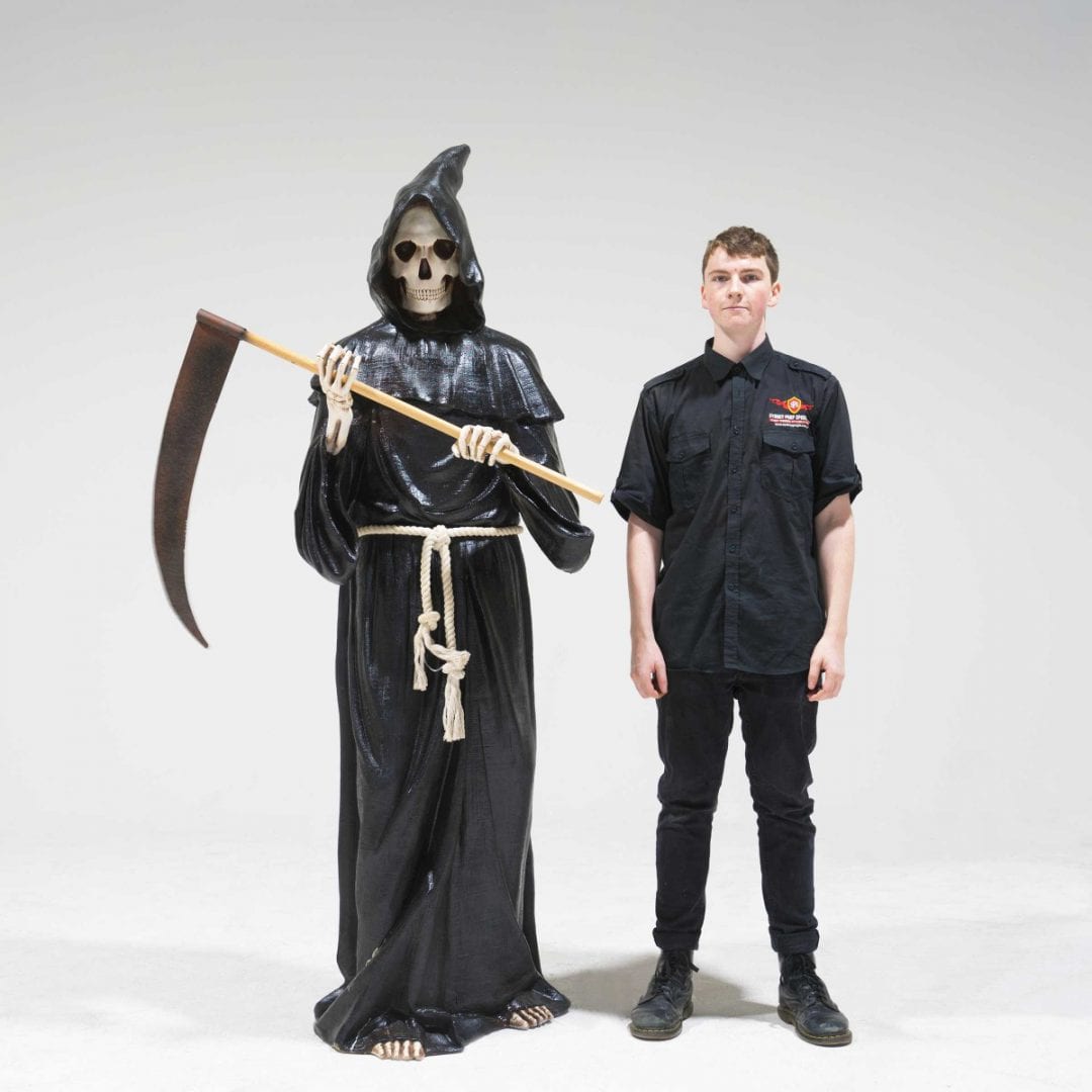 LifeSize Grim Reaper with Sickle Statue