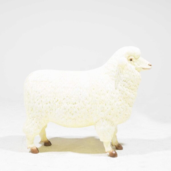 Life-Size Merino Sheep Statue-0