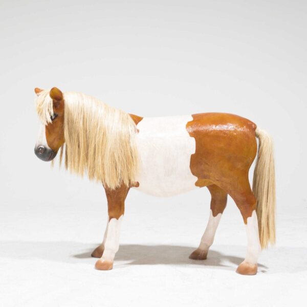 Life-Size Shetland Pony Statue-0