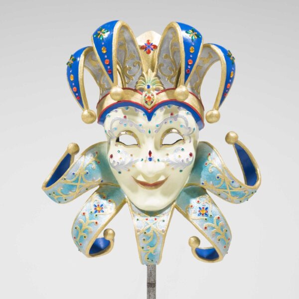 Venetian Masquerade Mask - Blue-0