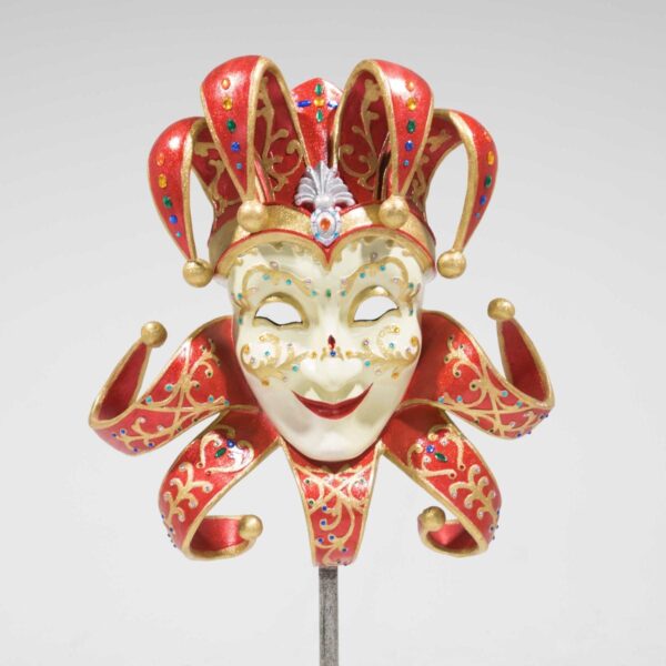Venetian Masquerade Mask - Red-0