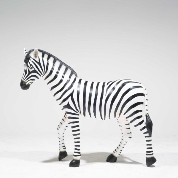 Life-Size Zebra Fibreglass-0